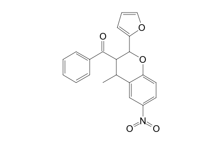 [2-(2-furanyl)-4-methyl-6-nitro-3,4-dihydro-2H-1-benzopyran-3-yl]-phenylmethanone