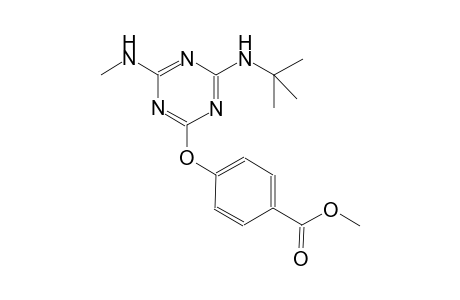 methyl 4-{[4-(tert-butylamino)-6-(methylamino)-1,3,5-triazin-2-yl]oxy}benzoate