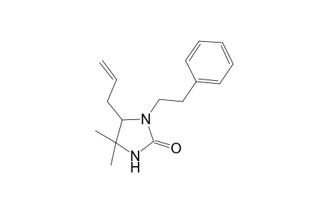 3-(2-Phenethyl)-4-[3-(prop-1-enyl)]-5,5-dimethylimidazolidin-2-one