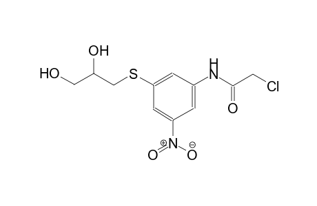 2-chloro-N-{3-[(2,3-dihydroxypropyl)sulfanyl]-5-nitrophenyl}acetamide