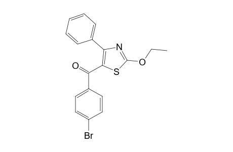 p-bromophenyl 2-ethoxy-4-phenyl-5-thiazolyl ketone