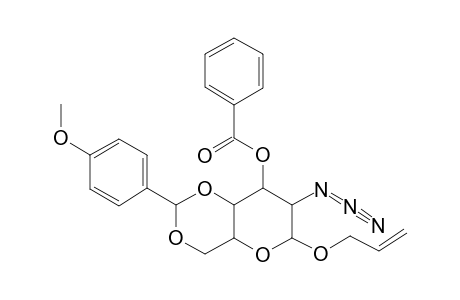 ALLYL-2-AZIDO-3-O-BENZOYL-2-DEOXY-4,6-O-(4-METHOXYBENZYLIDENE)-BETA-D-GALACTOPYRANOSIDE