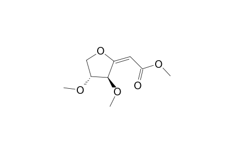 (2E)-2-[(3S,4R)-3,4-dimethoxytetrahydrofuran-2-ylidene]acetic acid methyl ester