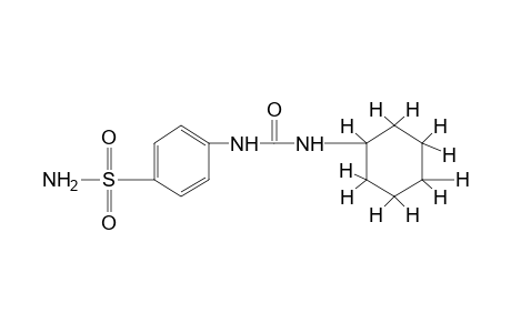 1-cyclohexyl-3-(p-sulfamoylphenyl)urea