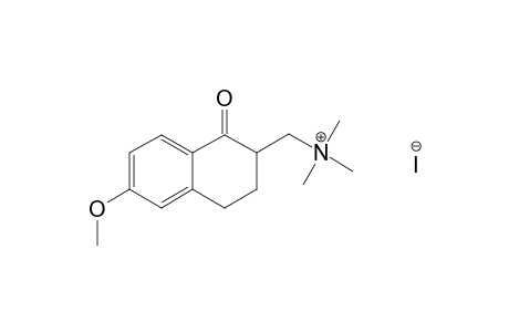 2-DIMETHYLAMINOMETHYL-6-METHOXY-3,4-DIHYDRONAPHTHALEN-1(2H)-ONE-METHIODIDE