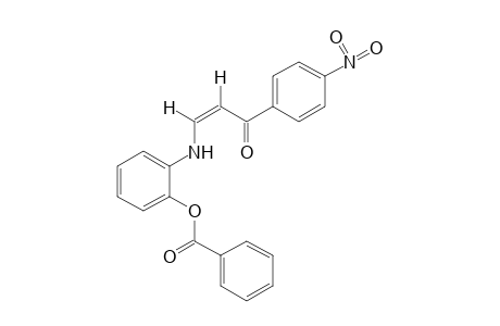 cis-3-(o-hydroxyanilino)-4'-nitroacrylophenone, benzoate(ester)