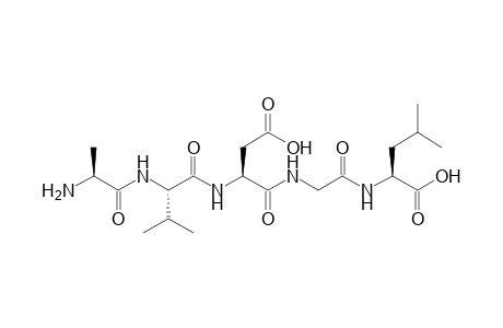 (2S)-2-[[2-[[(2S)-2-[[(2S)-2-[[(2S)-2-aminopropanoyl]amino]-3-methyl-butanoyl]amino]-3-carboxy-propanoyl]amino]acetyl]amino]-4-methyl-pentanoic acid