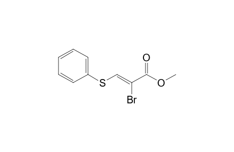 Methyl (Z)-2-bromo-3-(phenylthio)propenoate