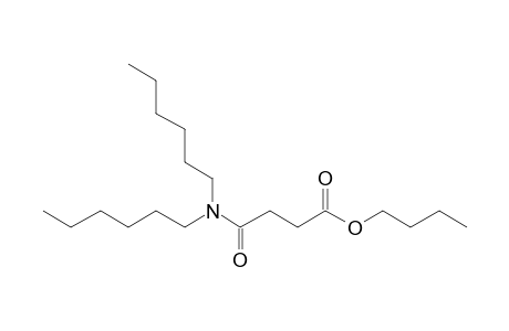 Succinic acid, monoamide, N,N-dihexyl-, butyl ester