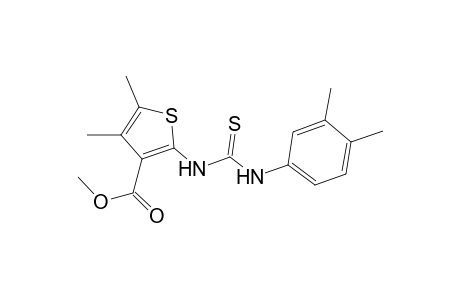 Methyl 2-{[(3,4-dimethylanilino)carbothioyl]amino}-4,5-dimethyl-3-thiophenecarboxylate