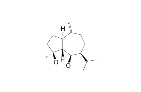 TEUCLADIOL;1-ALPHA,5-BETA-GUAI-10(14)-ENE-4-BETA,6-BETA-DIOL