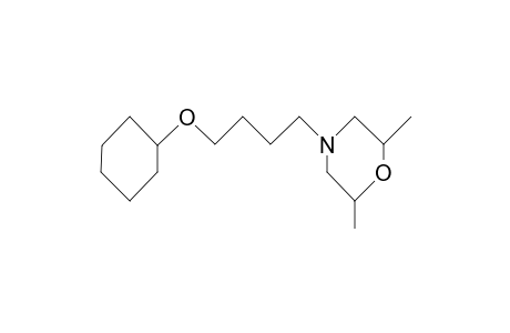 Morpholine, 4-[4-(cyclohexyloxy)butyl]-2,6-dimethyl-