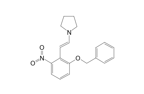 2-Benzyloxy-.beta.-pyrrolidino-6-nitrostyrene