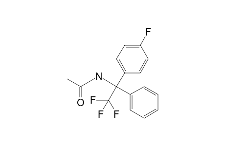 N-[2,2,2-trifluoro-1-(4-fluorophenyl)-1-phenyl-ethyl]acetamide