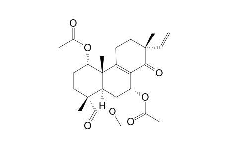 Methyl 1.alpha.,7.alpha.-diacetoxy-14-oxo-8,15-isopimaradien-18-oate