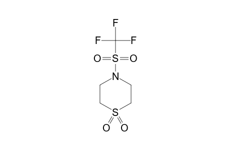 4-(TRIFLUOROMETHANESULFONYL)-1-LAMBDA-(6),4-THIAZINANE-1,1-DIONE