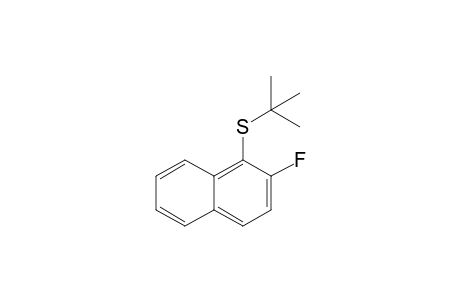 2-FLUORO-1-(TERT.-BUTYLTHIO)-NAPHTHALENE