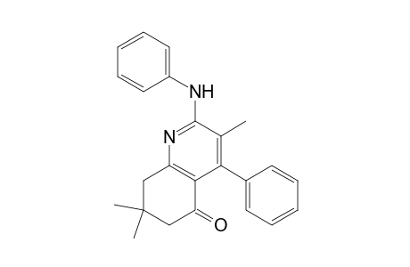 2-Anilino-3,7,7-trimethyl-4-phenyl-6,8-dihydroquinolin-5-one