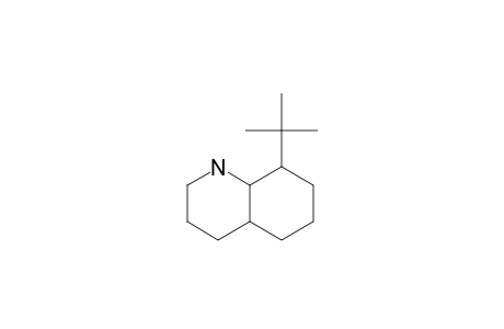 2-ALPHA-TERT.-BUTYL-CIS-DECAHYDROQUINOLINE