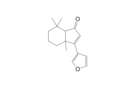 3-(3'-Furyl)-3a,7,7-trimethyl-3,4,5,6,7,7a-hexahydroinden-1-one