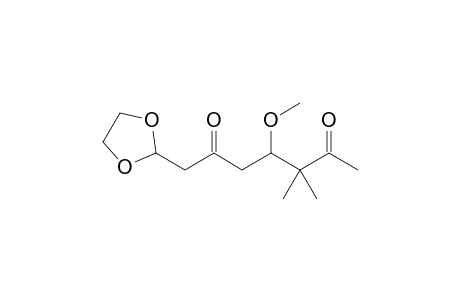 1-(1,3-DIOXOLAN-2-YL)-5,5-DIMETHYL-4-METHOXYHEPTANE-2,6-DIONE