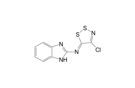 Benzimidazol-2-yl-(4-chloro-[1,2,3]-dithiazol-5-ylidene)amine