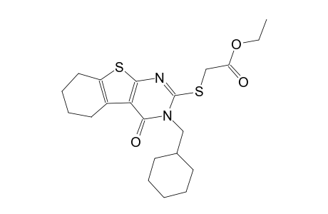 ethyl {[3-(cyclohexylmethyl)-4-oxo-3,4,5,6,7,8-hexahydro[1]benzothieno[2,3-d]pyrimidin-2-yl]sulfanyl}acetate