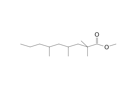2,2,4,6-tetramethylpelargonic acid methyl ester