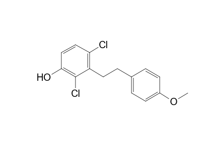 2,6-Dichloro-3-hydroxy-4'-methoxybibenzyl