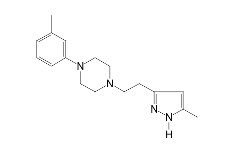 1-[2-(5-methylpyrazol-3-yl]ethyl]-4-m-tolylpiperazine