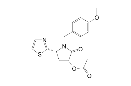 rac-r-3-Acetoxy-1-(4-methoxybenzyl)-C-5-(2-thiazolyl)-2-pyrrolidinone