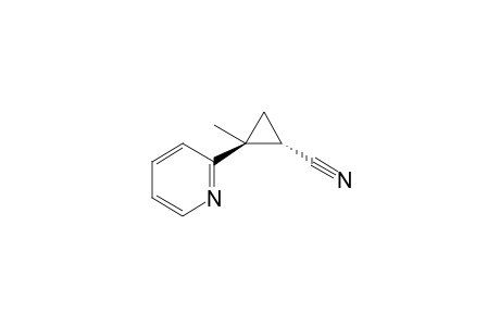 (1S,2S)-2-methyl-2-(pyridin-2-yl)cyclopropane-1-carbonitrile