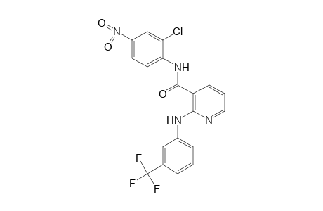 2'-Chloro-4'-nitro-2-(alpha,alpha,alpha-trifluoro-m-toluidino)nicotinanilide