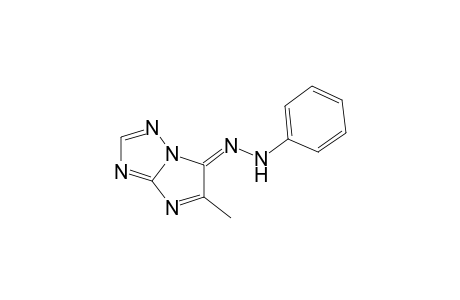 5-methyl-6H-imidazo[1,2-b]-s-triazol-6-one, phenylhydrazone