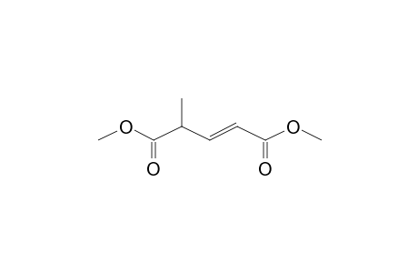 Dimethyl (2E)-4-methyl-2-pentenedioate