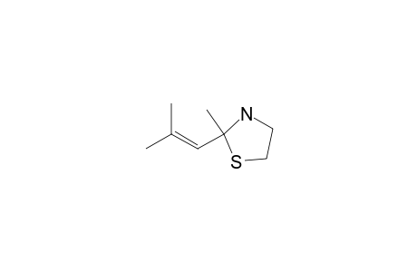 2-Methyl-2-(2-methyl-1-propenyl)-thiazolidine