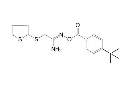 O-(p-tert-butylbenzoyl)-2-[(2-thienyl)thio]acetamidoxime