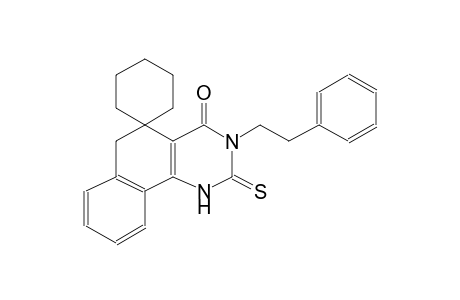 3-phenethyl-2-thioxo-2,3-dihydro-1H-spiro[benzo[h]quinazoline-5,1'-cyclohexan]-4(6H)-one