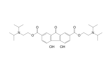 9-oxofluorene-2,7-dicarboxylic acid, bis[2-(diisopropylamino)ethyl]ester, dihydrochloride