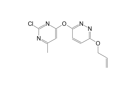 pyridazine, 3-[(2-chloro-6-methyl-4-pyrimidinyl)oxy]-6-(2-propenyloxy)-
