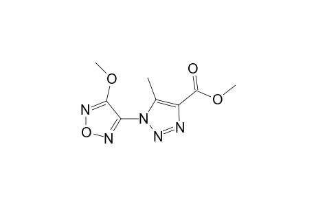 1-(4-Methoxy-furazan-3-yl)-5-methyl-1H-[1,2,3]triazole-4-carboxylic acid methyl ester