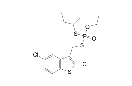 phosphorodithioic acid, S-sec-butyl S-[(2,5-dichlorobenzo[b]thien-3-yl)methyl] O-ethyl ester