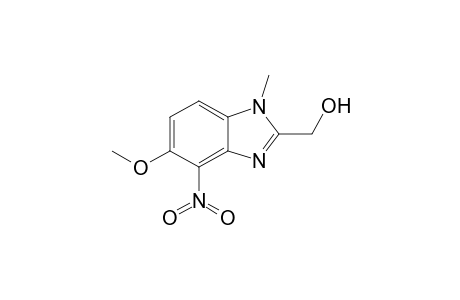 5-Methoxy-1-methyl-4-nitro-benzimidazole-2-methanol