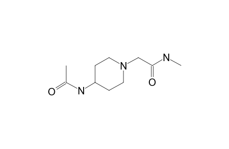 1-Piperidineacetamide, 4-amino-N-methyl-, N'-acetyl-