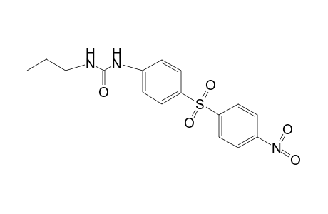 1-{p-[(p-nitrophenyl)sulfonyl]phenyl}-3-propylurea