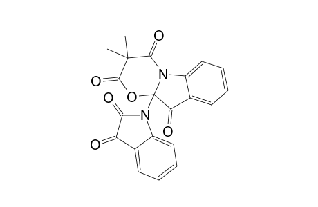 10A-(2',3'-DIOXO-2',3'-DIHYDRO-INDOL-1'-YL)-3,3-DIMETHYL-2H-[1.3]-OXAZINO-[3.2-A]-INDOLE-2,4,10(3H,10AH)-TRIONE