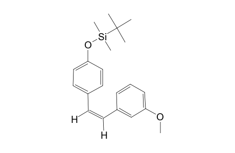 (Z)-4-(TERT.-BUTYLDIMETHYLSILYLOXY)-3'-METHOXYSTILBENE