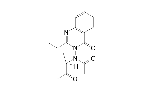 N-(2-ethyl-4-keto-quinazolin-3-yl)-N-(2-keto-1-methyl-propyl)acetamide