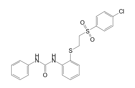 2-{{2-[(p-chlorophenyl)sulfonyl]ethyl}thio}carbanilide