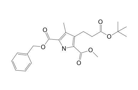 3-(2-Tert-butoxycarbonylethyl)-4-methyl-1H-pyrrole-2,5-dicarboxylic acid 2-methyl ester 5-benzyl ester